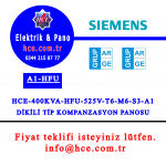 HCE-400KVA-HFU-525V-T6-M6-S3-A1 Dikili tip modüler pano