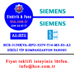 HCE-3150KVA-HFU-525V-T14-M3-S3-A2 Dikili tip modüler pano