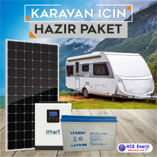Karavan için 350 Watt Solar Paket – PWM Özellikli – Harici İnverter