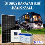 Otobüs Karavan için 1600 Watt Solar Paket – Mppt Özellikli