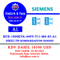 HCE-1000KVA-440V-T11-M6-S3-A1 Dikili tip modüler pano
