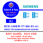 HCE-160KW-T7-M6-S3-A1-Dikili tip modüler pano