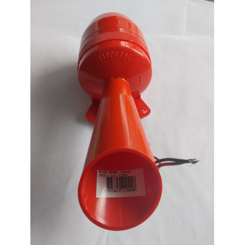 Mesan 220V AC iki sesli elektronik siren turuncu