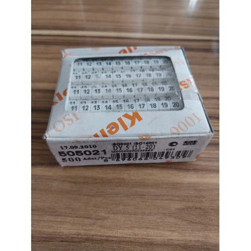 Klemsan 5x5 Baskılı etiket (11-20)